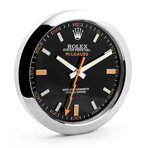 replica rolex milgauss wall clock|Rolex Milgauss price chart.